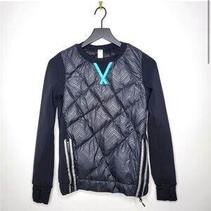 Ivivva by Lululemon Girls Goose Down "Practice Makes Puffect" Pullover Size 14